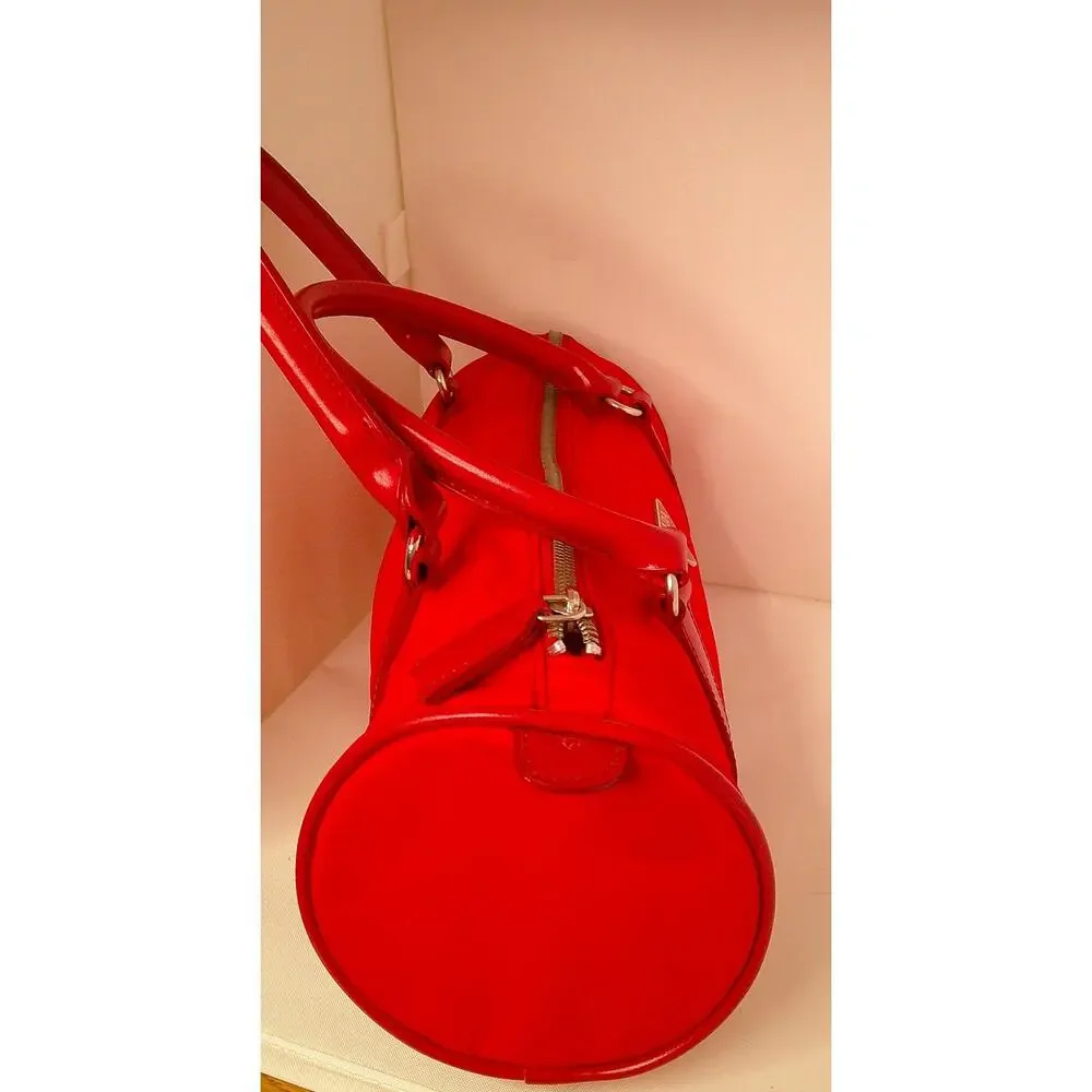 Fashion Satchel Bag Red Tessuto Nylon Designer Inspired